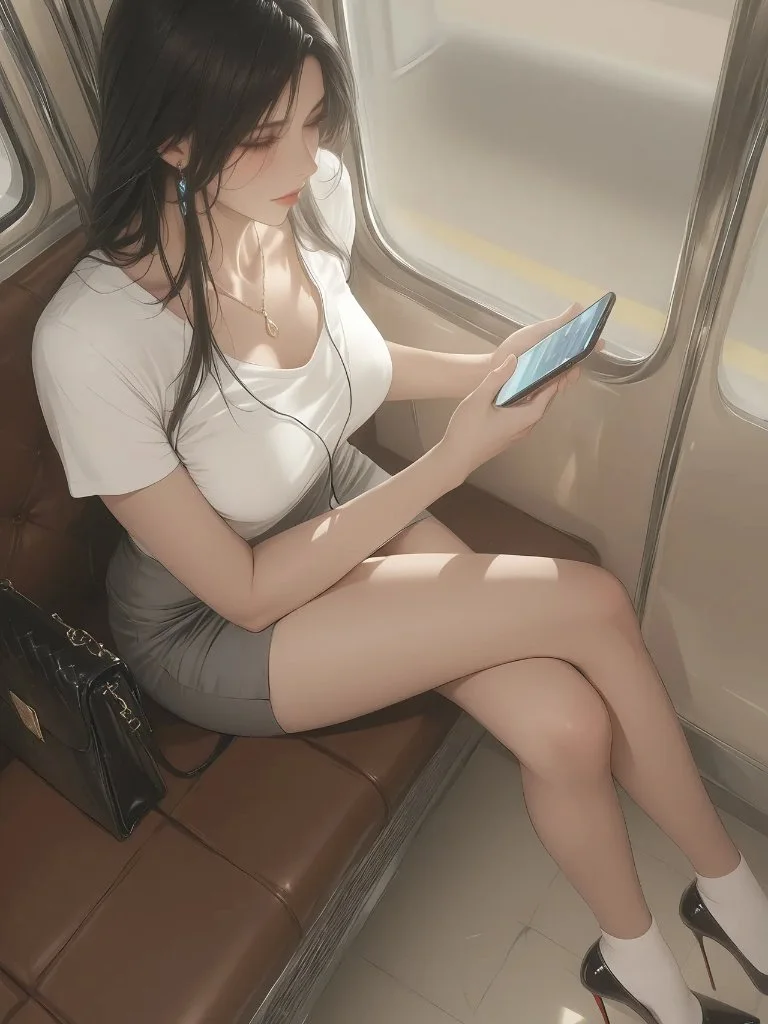 地铁上偶遇的大姐姐 封面